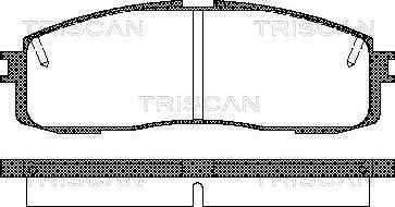 Triscan 8110 13152 - Bremžu uzliku kompl., Disku bremzes autospares.lv