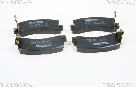 Triscan 8110 13172 - Тормозные колодки, дисковые, комплект www.autospares.lv