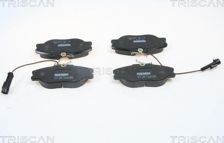 Triscan 8110 12001 - Brake Pad Set, disc brake www.autospares.lv