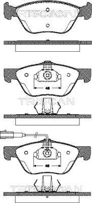 Triscan 8110 12010 - Brake Pad Set, disc brake www.autospares.lv