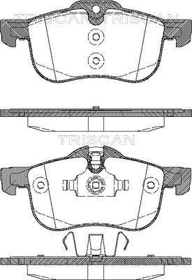 Triscan 8110 17010 - Bremžu uzliku kompl., Disku bremzes www.autospares.lv