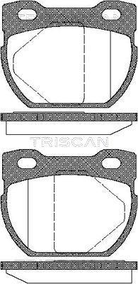 Triscan 8110 17013 - Bremžu uzliku kompl., Disku bremzes www.autospares.lv