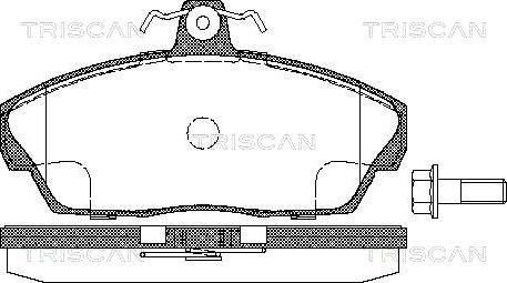 Valeo 670512 - Тормозные колодки, дисковые, комплект www.autospares.lv