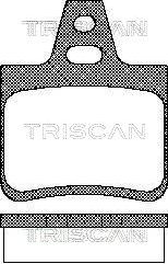 Triscan 8110 38933 - Bremžu uzliku kompl., Disku bremzes www.autospares.lv