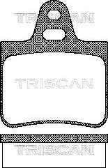 Triscan 8110 38783 - Bremžu uzliku kompl., Disku bremzes www.autospares.lv