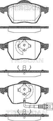 Triscan 8110 29040 - Тормозные колодки, дисковые, комплект www.autospares.lv