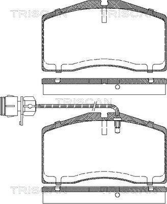 Protechnic PRP1546 - Bremžu uzliku kompl., Disku bremzes www.autospares.lv