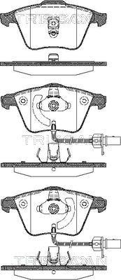 Triscan 8110 29053 - Тормозные колодки, дисковые, комплект www.autospares.lv