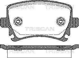 Triscan 8110 29052 - Brake Pad Set, disc brake www.autospares.lv