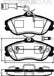 KRAFT AUTOMOTIVE 6000030 - Тормозные колодки, дисковые, комплект www.autospares.lv