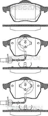 Triscan 8110 29016 - Тормозные колодки, дисковые, комплект www.autospares.lv