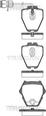 Triscan 8110 29032 - Brake Pad Set, disc brake www.autospares.lv