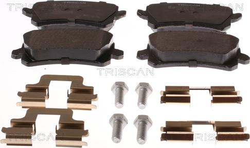 Triscan 8110 29077 - Brake Pad Set, disc brake www.autospares.lv