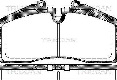 Triscan 8110 29160 - Bremžu uzliku kompl., Disku bremzes www.autospares.lv