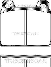 Triscan 362000200 - Bremžu uzliku kompl., Disku bremzes autospares.lv