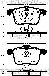 Triscan 8110 24026 - Bremžu uzliku kompl., Disku bremzes autospares.lv