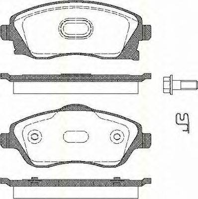 Triscan 8110 24022 - Bremžu uzliku kompl., Disku bremzes www.autospares.lv