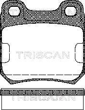 Triscan 8110 24865 - Bremžu uzliku kompl., Disku bremzes autospares.lv