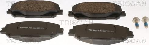 Triscan 8110 25054 - Bremžu uzliku kompl., Disku bremzes www.autospares.lv