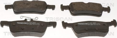 Triscan 8110 28065 - Bremžu uzliku kompl., Disku bremzes www.autospares.lv