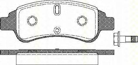 Triscan 8110 28030 - Bremžu uzliku kompl., Disku bremzes autospares.lv