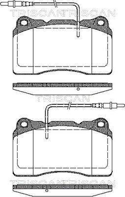 Triscan 8110 28032 - Bremžu uzliku kompl., Disku bremzes www.autospares.lv