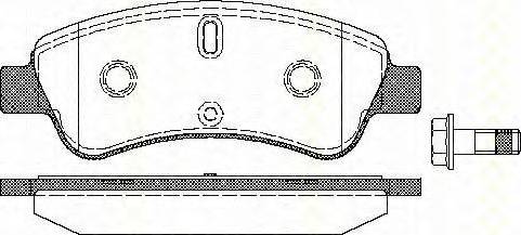 Triscan 8110 28020 - Bremžu uzliku kompl., Disku bremzes autospares.lv