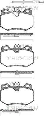 Triscan 8110 28850 - Bremžu uzliku kompl., Disku bremzes autospares.lv