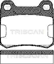 Triscan 8110 23995 - Bremžu uzliku kompl., Disku bremzes www.autospares.lv