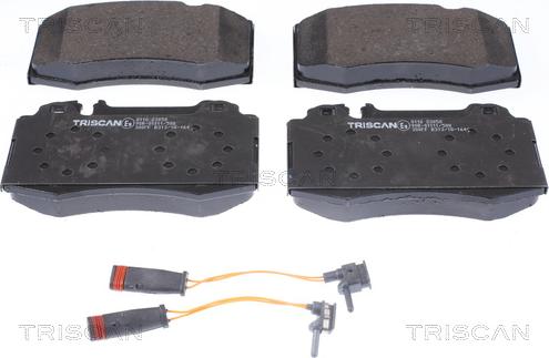 Triscan 8110 23058 - Bremžu uzliku kompl., Disku bremzes www.autospares.lv