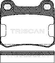 Triscan 8110 23115 - Bremžu uzliku kompl., Disku bremzes www.autospares.lv