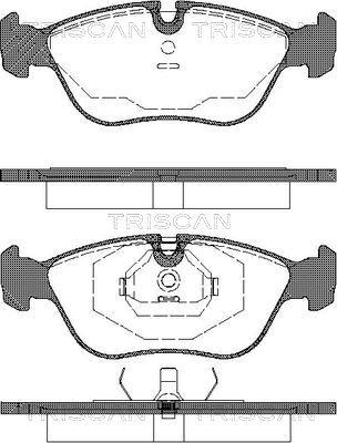 Triscan 8110 27175 - Brake Pad Set, disc brake www.autospares.lv