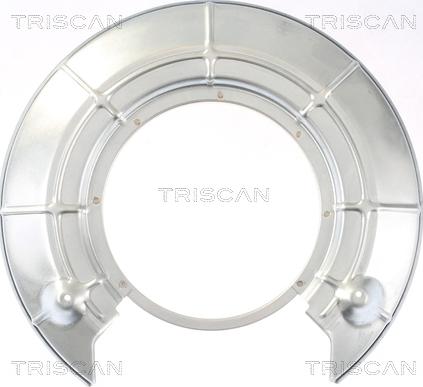 Triscan 8125 65202 - Dubļu sargs, Bremžu disks www.autospares.lv