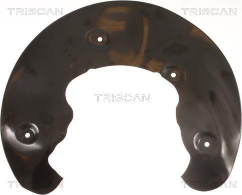 Triscan 8125 29109 - Dubļu sargs, Bremžu disks www.autospares.lv