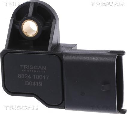 Triscan 8824 10017 - Датчик, давление во впускной трубе www.autospares.lv