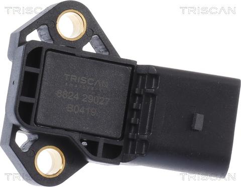 Triscan 8824 29027 - Devējs, Spiediens ieplūdes traktā www.autospares.lv