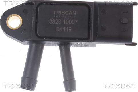 Triscan 8823 10007 - Devējs, Izplūdes gāzu spiediens www.autospares.lv