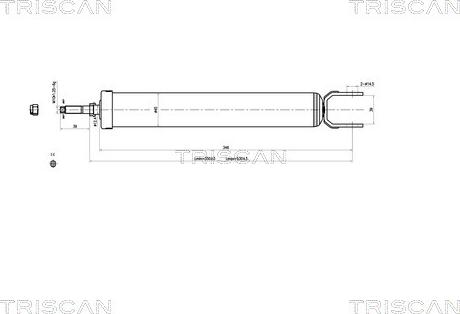 Triscan 8705 43202 - Amortizators www.autospares.lv