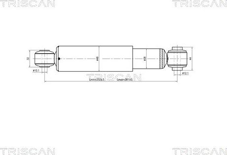 Triscan 8705 15202 - Amortizators www.autospares.lv