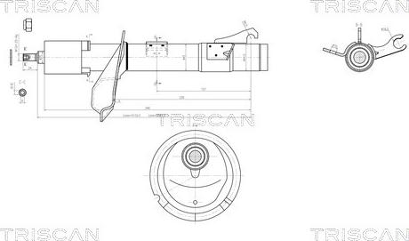 Triscan 8705 16102 - Amortizators www.autospares.lv