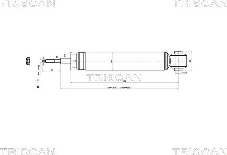 Triscan 8705 16201 - Amortizators autospares.lv