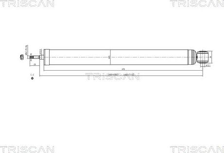 Triscan 8705 16202 - Amortizators www.autospares.lv