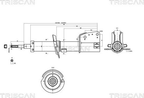 Triscan 8705 10101 - Amortizators autospares.lv