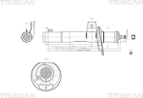 Triscan 8705 29106 - Амортизатор www.autospares.lv