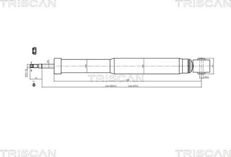 Triscan 8705 29204 - Shock Absorber www.autospares.lv