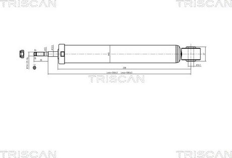 Triscan 8705 29201 - Shock Absorber www.autospares.lv