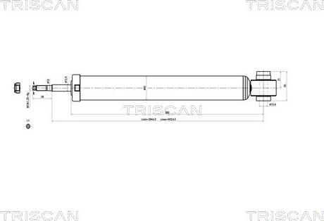 Triscan 8705 29208 - Amortizators www.autospares.lv