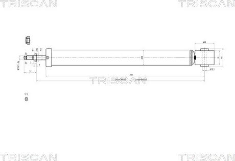 Triscan 8705 29203 - Shock Absorber www.autospares.lv