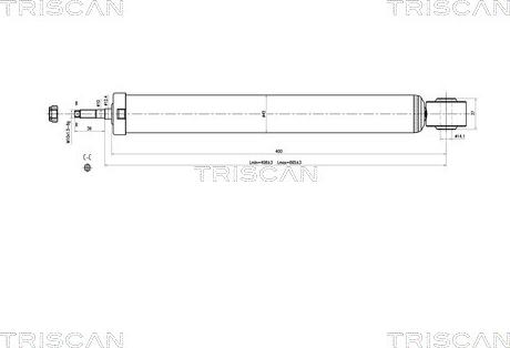 Triscan 8705 29207 - Amortizators www.autospares.lv