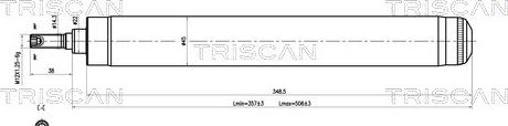 Triscan 8705 24101 - Shock Absorber www.autospares.lv